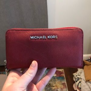 Michael Kors red Wallet